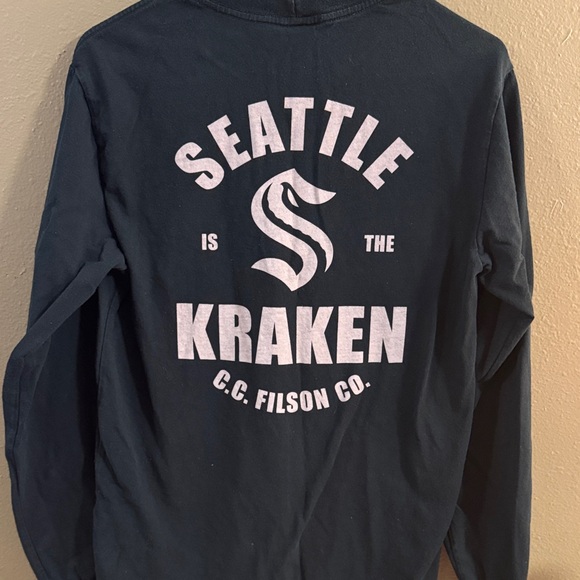 Filson Tops - Filson green Kraken Seattle Hockey Long Sleeve Shirt